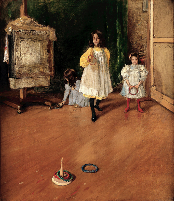 Работа американского художника Уильяма Чейза (William Merritt Chase), 1849-1916 гг.